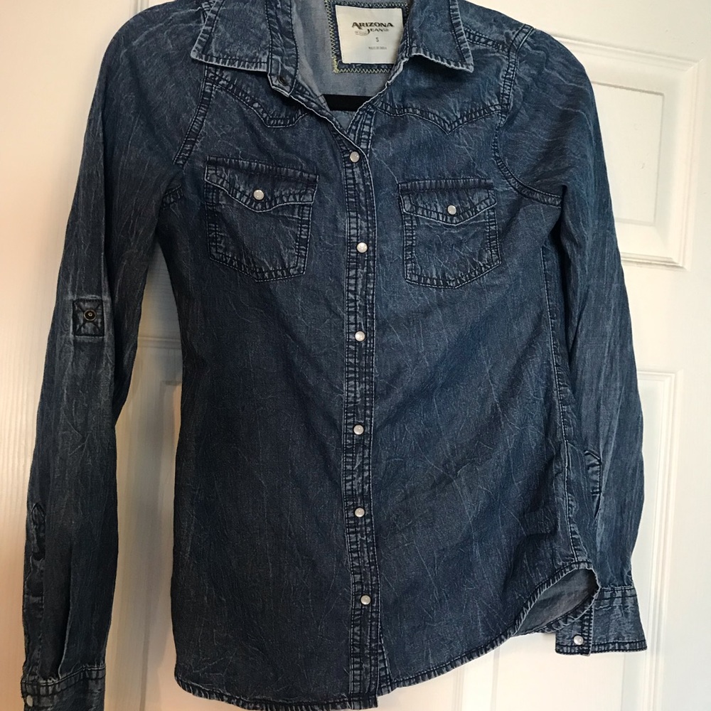 Arizona denim button down